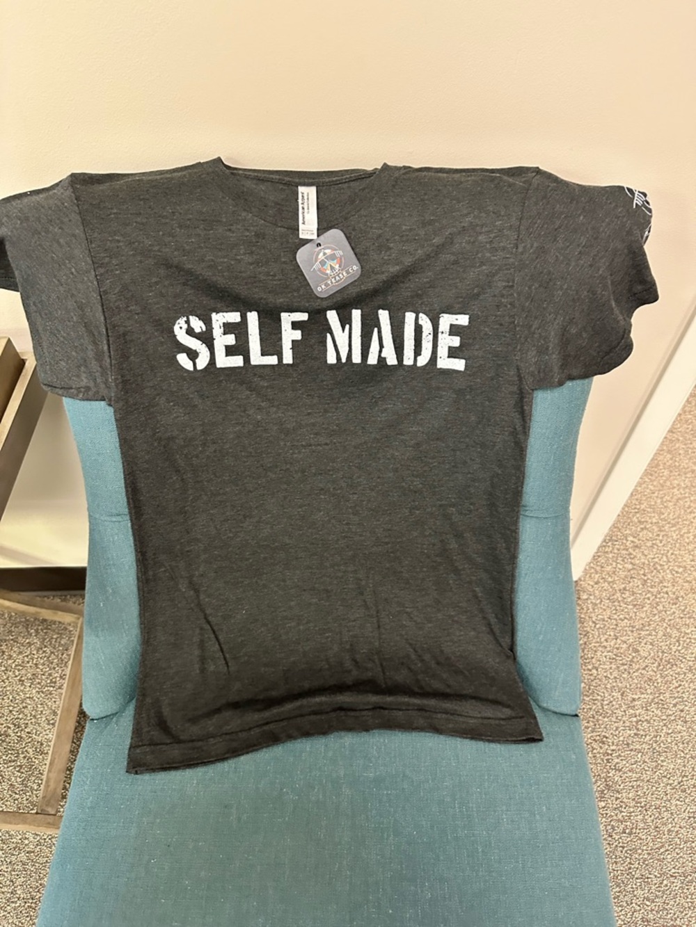 Self Made Graphic Tee - Dark Heather Gray